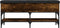 vidaXL - Schoenenbank - 102x32x45 - cm - bewerkt - hout - gerookt - eikenkleurig