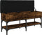 vidaXL - Schoenenbank - 102x32x45 - cm - bewerkt - hout - gerookt - eikenkleurig