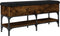 vidaXL - Schoenenbank - 102x32x45 - cm - bewerkt - hout - gerookt - eikenkleurig