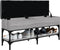 vidaXL - Schoenenbank - 102x32x45 - cm - bewerkt - hout - grijs - sonoma - eikenkleur