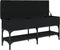 vidaXL - Schoenenbank - 102x32x45 - cm - bewerkt - hout - zwart