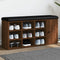 vidaXL - Schoenenbank - 102x32x50 - cm - bewerkt - hout - bruin - eikenkleur
