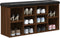 vidaXL - Schoenenbank - 102x32x50 - cm - bewerkt - hout - bruin - eikenkleur