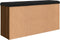 vidaXL - Schoenenbank - 102x32x50 - cm - bewerkt - hout - bruin - eikenkleur
