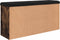 vidaXL - Schoenenbank - 102x32x50 - cm - bewerkt - hout - gerookt - eikenkleurig