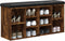 vidaXL - Schoenenbank - 102x32x50 - cm - bewerkt - hout - gerookt - eikenkleurig