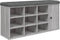 vidaXL - Schoenenbank - 102x32x50 - cm - bewerkt - hout - grijs - sonoma - eikenkleur