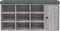 vidaXL - Schoenenbank - 102x32x50 - cm - bewerkt - hout - grijs - sonoma - eikenkleur