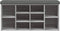 vidaXL - Schoenenbank - 102x32x50 - cm - bewerkt - hout - grijs - sonoma - eikenkleur