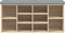 vidaXL - Schoenenbank - 102x32x50 - cm - bewerkt - hout - sonoma - eikenkleurig