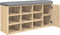 vidaXL - Schoenenbank - 102x32x50 - cm - bewerkt - hout - sonoma - eikenkleurig