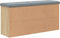 vidaXL - Schoenenbank - 102x32x50 - cm - bewerkt - hout - sonoma - eikenkleurig