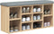 vidaXL - Schoenenbank - 102x32x50 - cm - bewerkt - hout - sonoma - eikenkleurig