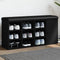 vidaXL - Schoenenbank - 102x32x50 - cm - bewerkt - hout - zwart