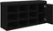 vidaXL - Schoenenbank - 102x32x50 - cm - bewerkt - hout - zwart