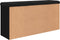 vidaXL - Schoenenbank - 102x32x50 - cm - bewerkt - hout - zwart