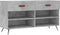 vidaXL - Schoenenbank - 102x35x55 - cm - bewerkt - hout - betongrijs