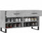 vidaXL - Schoenenbank - 102x35x55 - cm - bewerkt - hout - betongrijs