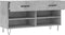 vidaXL - Schoenenbank - 102x35x55 - cm - bewerkt - hout - betongrijs