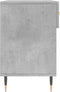 vidaXL - Schoenenbank - 102x35x55 - cm - bewerkt - hout - betongrijs