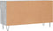 vidaXL - Schoenenbank - 102x35x55 - cm - bewerkt - hout - betongrijs