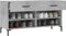 vidaXL - Schoenenbank - 102x35x55 - cm - bewerkt - hout - betongrijs