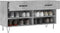 vidaXL - Schoenenbank - 102x35x55 - cm - bewerkt - hout - betongrijs