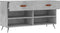 vidaXL - Schoenenbank - 102x35x55 - cm - bewerkt - hout - betongrijs
