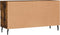 vidaXL - Schoenenbank - 102x35x55 - cm - bewerkt - hout - gerookt - eikenkleurig