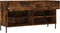 vidaXL - Schoenenbank - 102x35x55 - cm - bewerkt - hout - gerookt - eikenkleurig