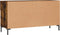 vidaXL - Schoenenbank - 102x35x55 - cm - bewerkt - hout - gerookt - eikenkleurig