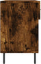 vidaXL - Schoenenbank - 102x35x55 - cm - bewerkt - hout - gerookt - eikenkleurig