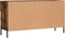 vidaXL - Schoenenbank - 102x35x55 - cm - bewerkt - hout - gerookt - eikenkleurig