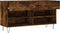 vidaXL - Schoenenbank - 102x35x55 - cm - bewerkt - hout - gerookt - eikenkleurig