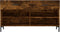 vidaXL - Schoenenbank - 102x35x55 - cm - bewerkt - hout - gerookt - eikenkleurig