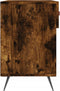vidaXL - Schoenenbank - 102x35x55 - cm - bewerkt - hout - gerookt - eikenkleurig