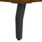 vidaXL - Schoenenbank - 102x35x55 - cm - bewerkt - hout - gerookt - eikenkleurig