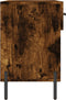 vidaXL - Schoenenbank - 102x35x55 - cm - bewerkt - hout - gerookt - eikenkleurig