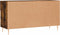 vidaXL - Schoenenbank - 102x35x55 - cm - bewerkt - hout - gerookt - eikenkleurig