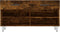 vidaXL - Schoenenbank - 102x35x55 - cm - bewerkt - hout - gerookt - eikenkleurig