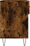 vidaXL - Schoenenbank - 102x35x55 - cm - bewerkt - hout - gerookt - eikenkleurig