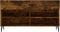 vidaXL - Schoenenbank - 102x35x55 - cm - bewerkt - hout - gerookt - eikenkleurig