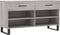 vidaXL - Schoenenbank - 102x35x55 - cm - bewerkt - hout - grijs - sonoma - eikenkleur