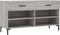 vidaXL - Schoenenbank - 102x35x55 - cm - bewerkt - hout - grijs - sonoma - eikenkleur