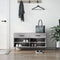 vidaXL - Schoenenbank - 102x35x55 - cm - bewerkt - hout - grijs - sonoma - eikenkleur