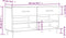 vidaXL - Schoenenbank - 102x35x55 - cm - bewerkt - hout - grijs - sonoma - eikenkleur