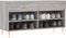 vidaXL - Schoenenbank - 102x35x55 - cm - bewerkt - hout - grijs - sonoma - eikenkleur