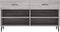 vidaXL - Schoenenbank - 102x35x55 - cm - bewerkt - hout - grijs - sonoma - eikenkleur