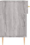 vidaXL - Schoenenbank - 102x35x55 - cm - bewerkt - hout - grijs - sonoma - eikenkleur