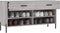 vidaXL - Schoenenbank - 102x35x55 - cm - bewerkt - hout - grijs - sonoma - eikenkleur